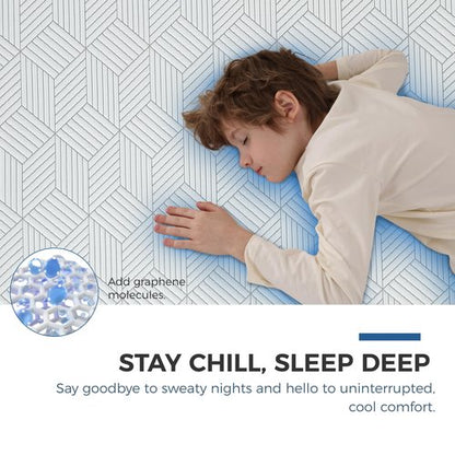 FATHOM Firm Full Mattress 8 Inch Memory Foam Mattress Full Size Bed in a Box for Back Pain Relief and Cool Sleep with Gel Foam and Removeable Fiberglass Free Cover, CertiPUR-US Certified