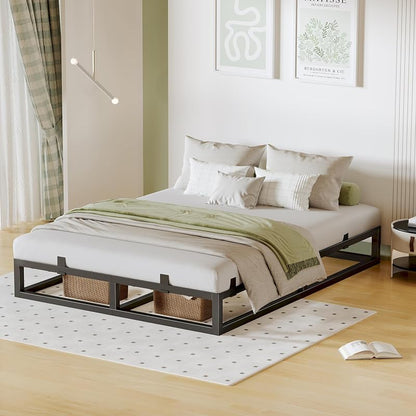 10 Inch Queen Bed Frame - Heavy Duty Metal Platform Base (Variation: 10 Inch+Queen)