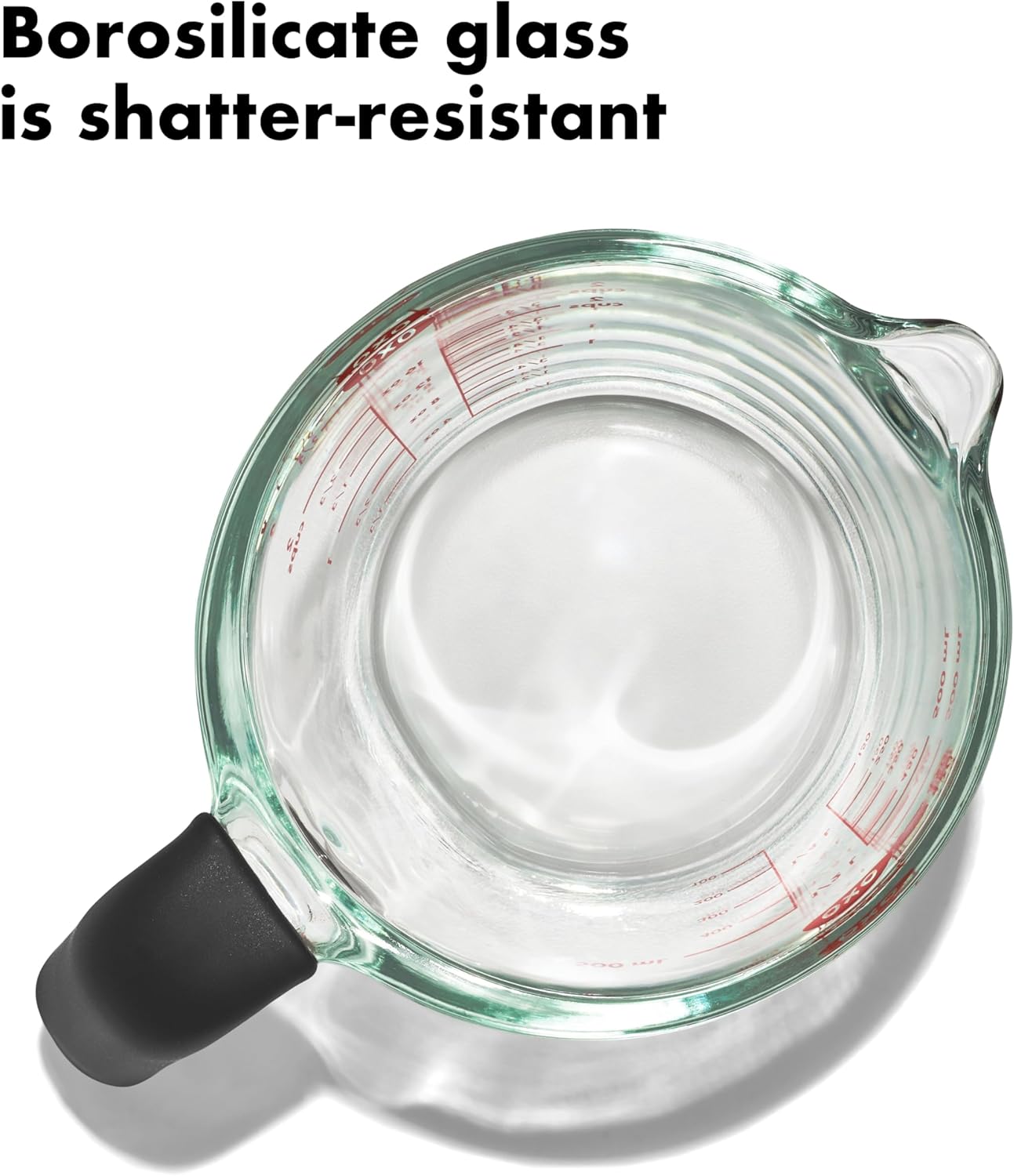 OXO Good Grips 2-Cup Glass Measuring Cup - Durable, Easy-to-Read Measurement Markings