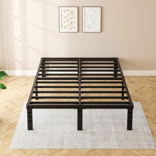 Kilyssa Queen Bed Frame, Queen Size Bed - Metal Queen Bed Frame & Queen Platform Bed Frame, No Box Spring Needed, Includes Queen Size Bed & Standard Bed Frames for Bedroom