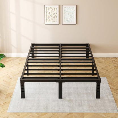 Kilyssa Queen Bed Frame, Queen Size Bed - Metal Queen Bed Frame & Queen Platform Bed Frame, No Box Spring Needed, Includes Queen Size Bed & Standard Bed Frames for Bedroom