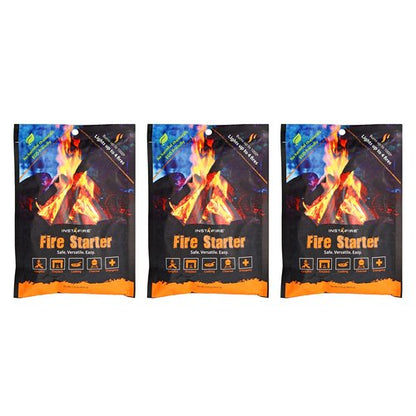 Instafire 3-Pack Pouch, Black, 9.5 x 1.8 x 7.8 inches (90-02533)