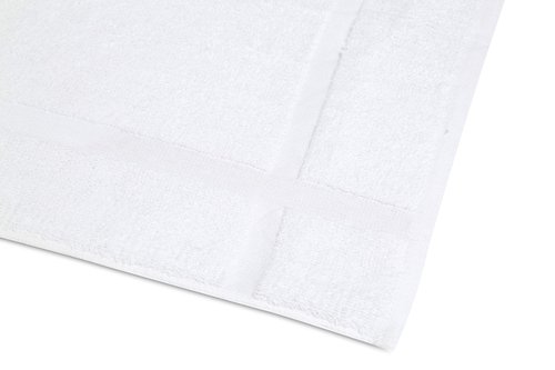 GOLD TEXTILES 12 Pack New Cotton Blend Economy White Hotel Bath Mat Towel (18x25 Inches) Light Weight Quick Drying & Machine Washable - Hotel Supplies Shower Bath Mat Towel