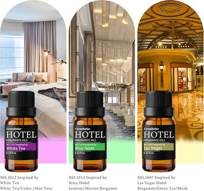 Skiennix Essential Oils Set - Premium Hotel Collection Diffuser Oils for Home Fragrance | Gift Set