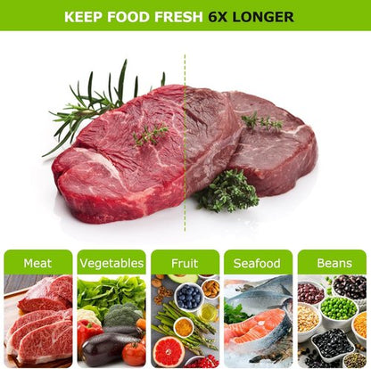 Bonsenkitchen Vacuum Sealer Bags - Heavy Duty Food Grade, BPA Free, 100 Gallon, 11" x 16" Size | Ideal for Meal Prep & Sous Vide Cooking