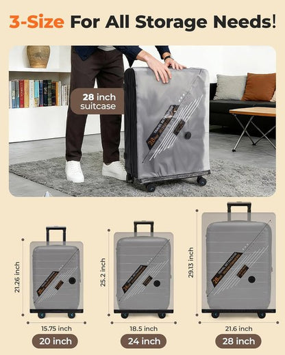 BAGSMART Rechargeable Wireless Pump - Portable Vacuum Storage Bags Set for Travel & Home | 18 Combo Bags