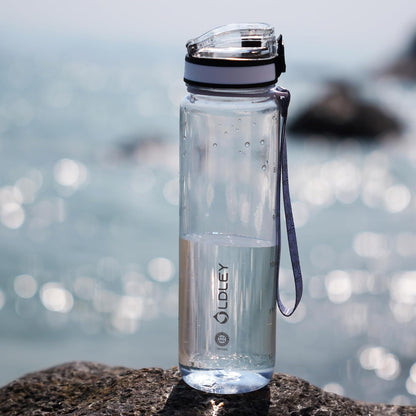 OLDLEY 32 oz Motivational Water Bottle - Leakproof & BPA-Free with Time Marker | Ideal for Gym, School & Travel
