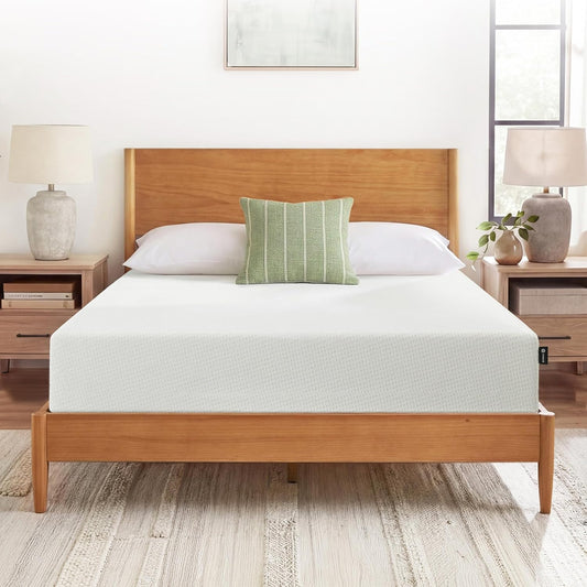 Zinus 12 Inch King Green Tea Memory Foam Mattress - Medium Firm, Zoned Pressure Relief, Fiberglass Free