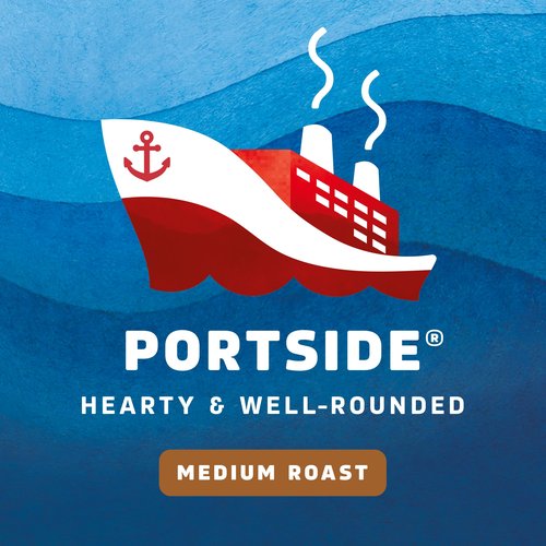 Seattle’s Best Coffee, Medium Roast Ground Coffee, Portside, 100% Arabica, 6 Bags (12 oz Each)