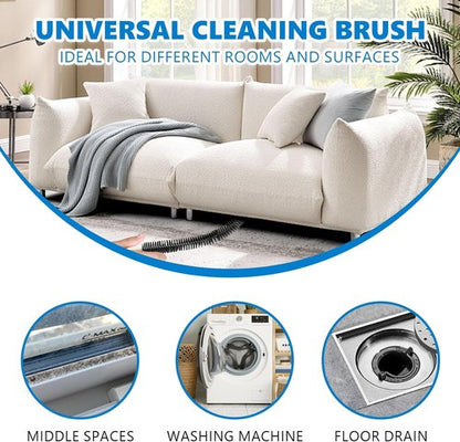 Full-Bristle Dryer Vent Cleaner Brush - Flexible 27.95-Inch Lint Removal Tool for Deep Cleaning & Efficiency
