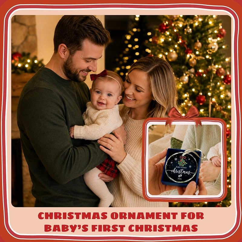 Baby's First Christmas Ornament 2026 - My First Christmas Ornament (Variation: Christmas)