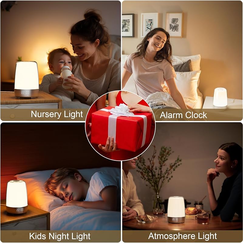 Vicsoon Sunrise Alarm Clock with Wake Up Light – White Variation