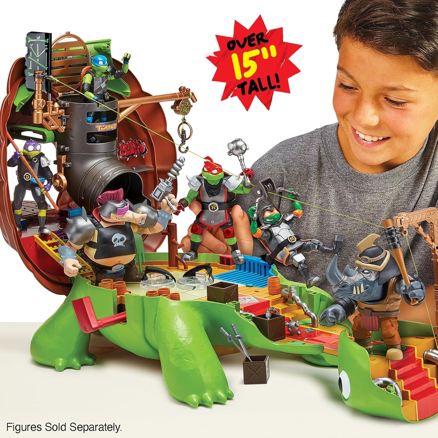 Playmates Toys Teenage Mutant Ninja Turtles Pet Turtle Playset - Interactive Fun for Kids