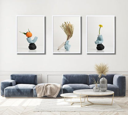 ELSKER&HOME 18x24 Poster Frame 3 Pack, White Picture Frame for Horizontal or Vertical Wall Mounting, Sturdy and Scratch-proof