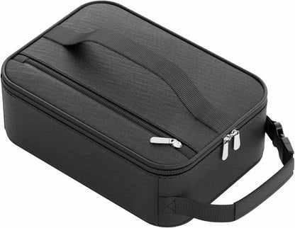 HowFly Insulated Lunch Bag - Portable Thermal Cooler for Work & School - Reusable Black Meal Bag with Buckle Handle