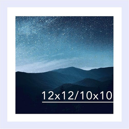 JCJMY 12x12 Picture Frame - Versatile Display for 30x30cm Diamond Art | White with Plexiglass