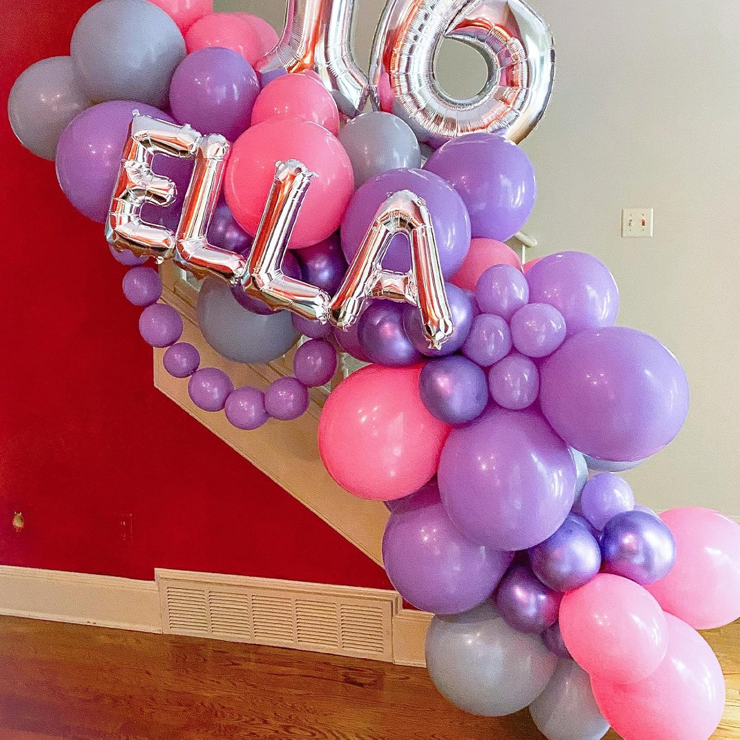 Voircoloria Purple Balloons - 12-Inch Latex Balloons, 66-Pack for Halloween, Weddings & Celebrations