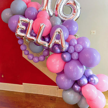 Voircoloria Purple Balloons - 12-Inch Latex Balloons, 66-Pack for Halloween, Weddings & Celebrations