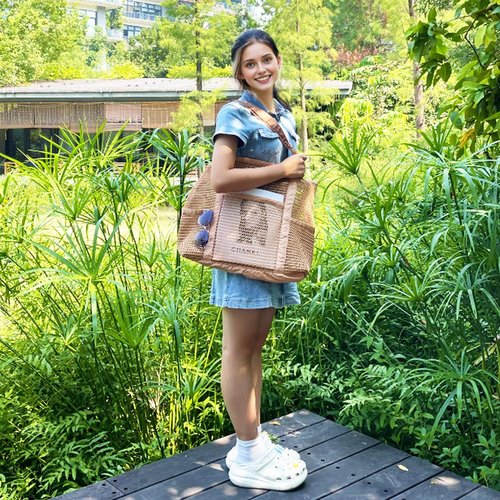 Fammart Mesh Beach Bag - Large Casual Hobo Tote for Women | Perfect for Pool, Travel & Vacation Essentials