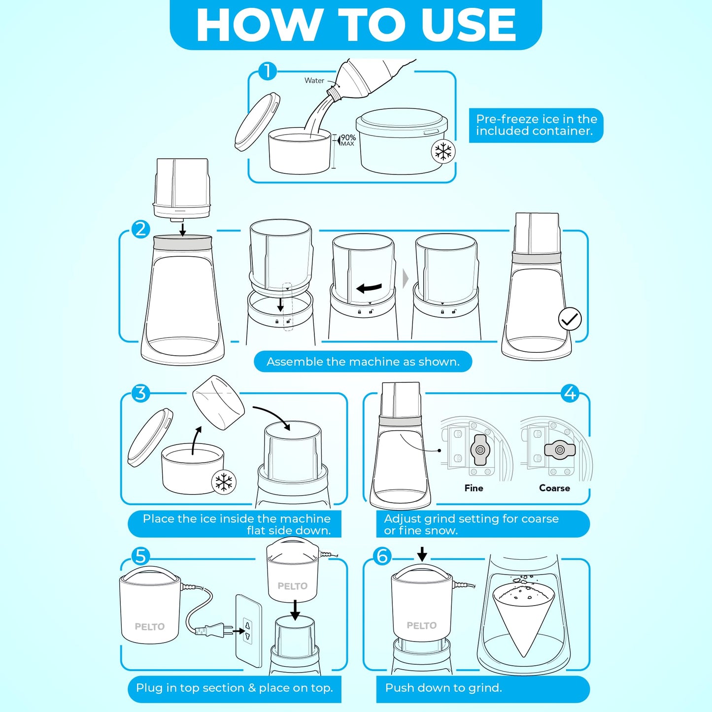 Snow Cone Machine set with 3 Flavors, 25 Cone Cups, 25 Straws, 4 Ice Molds - Strawberry, Blue Raspberry, Grape - Hawaiin Slushie Flavors - Electric Shaved Ice Maker Kit for Kids Birthday Gift Party