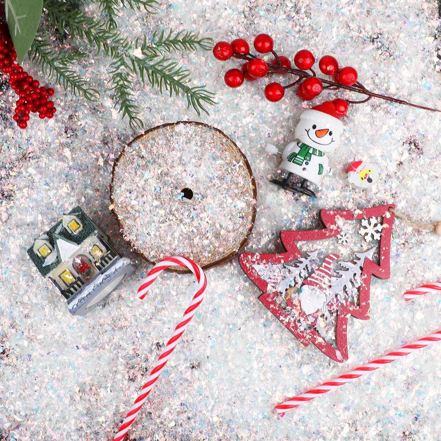 Santa Footprint Stencil by Christmas | Create Magical Holiday Decor with Fake Snow | Perfect for Crafting