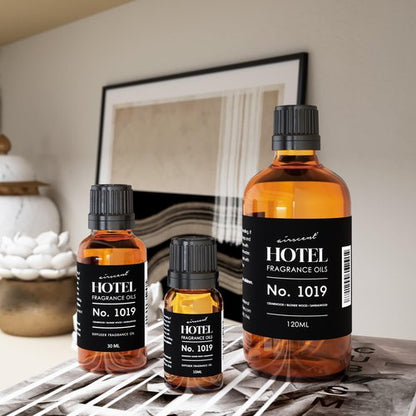AirScent Hotel Diffuser Oil No. 1019 Inspired by The Whistler Hotel Scent - Fragrance Oil for Ultrasonic and Waterless Diffusers and Crafting - 120 mL, 4 fl oz Glass Bottle with Dropper