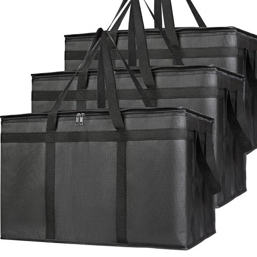 Bodaon Insulated Food Delivery Bag - XXXL Pizza Cooler for Catering, Shopping & Travel | Thermal Carrier