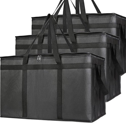 Bodaon Insulated Food Delivery Bag - XXXL Pizza Cooler for Catering, Shopping & Travel | Thermal Carrier