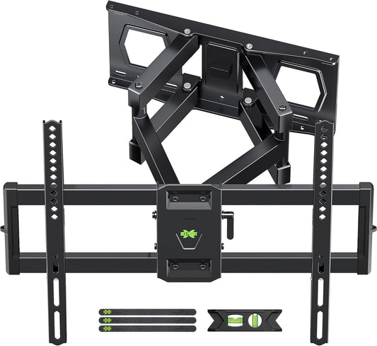 USX MOUNT Full Motion TV Wall Mount - Swivel & Tilt for 37"-84" Flat Screens | Max VESA 600x400mm, 120 lbs Load