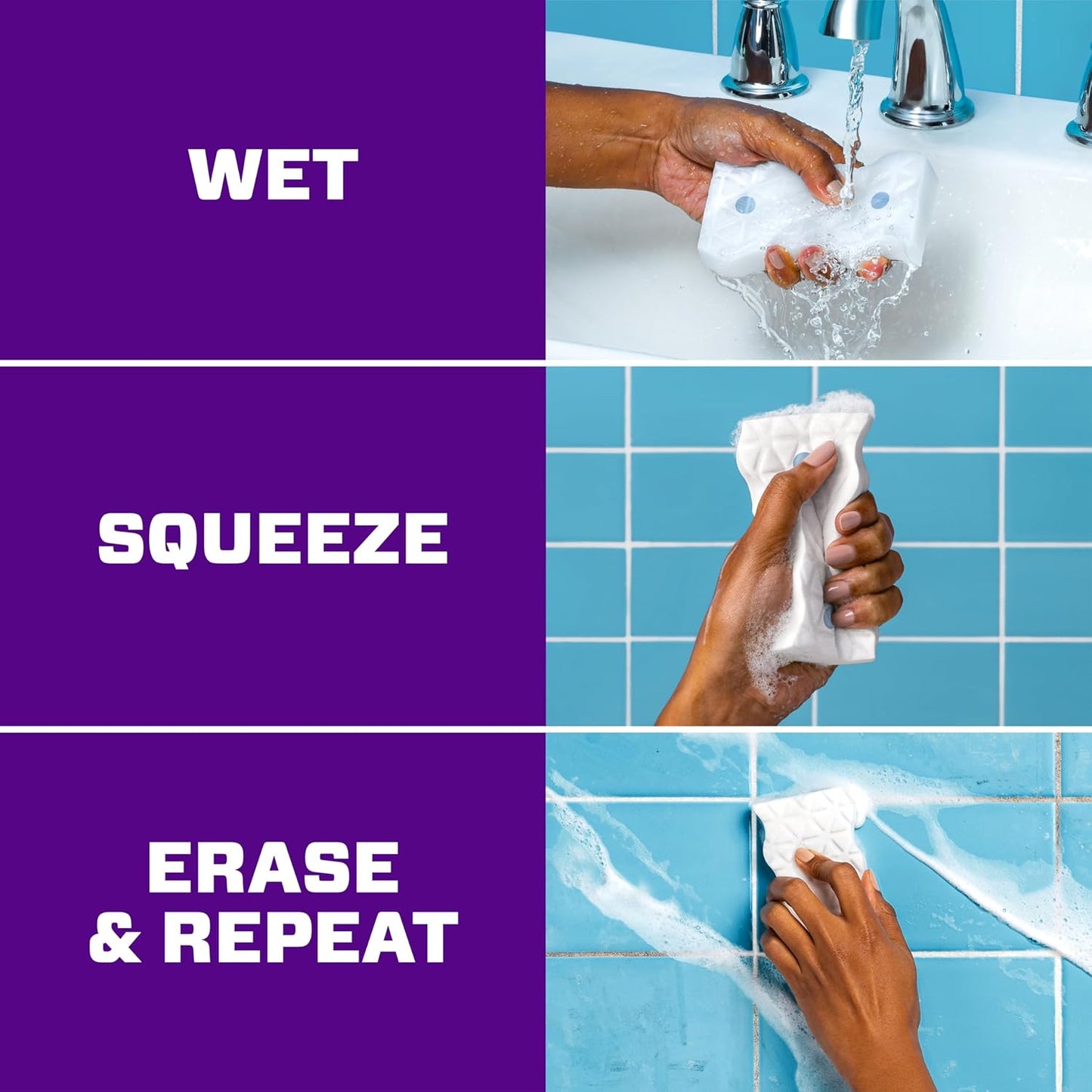 Mr. Clean Magic Eraser - Ultra Foamy All-Purpose Cleaning Sponge - 5 Count for Kitchen & Bathroom
