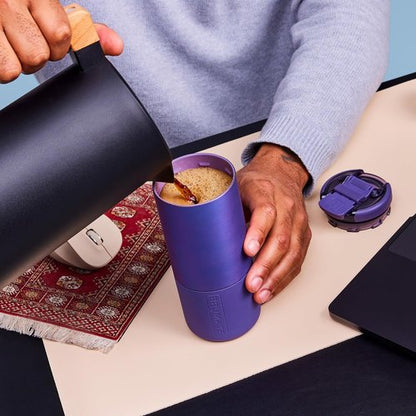 BrüMate 18oz Insulated Coffee Mug - 100% Leakproof | Ceramic-Lined & Travel-Friendly | Dark Aura