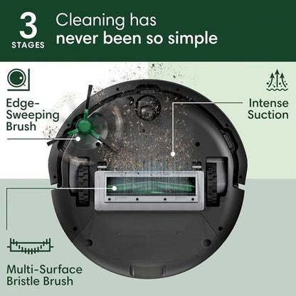 iRobot Roomba 105 Vacuum | Powerful Suction, LiDAR Navigation, Multi-Surface Cleaning, Self-Charging