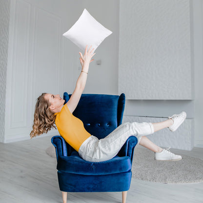 Utopia Bedding Throw Pillows Insert (Pack of 2, White) - 12 x 12 Inches Bed and Couch Pillows - Indoor Decorative Pillow