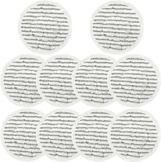 Shark S7001 Steam Mop Pads - 10 Pack Replacement Scrubbing Pads for S7001, S8201, S7000 Series