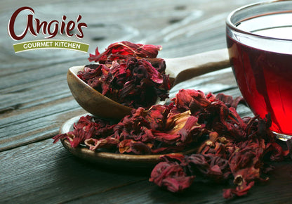 All Natural Hibiscus Flowers 1lb (16oz) | Whole Flowers and Petals | Perfect for Iced or Hot Tea | Flor de Jamaica