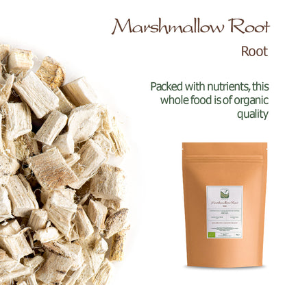 Organic Marshmallow Root Tea - Dried Marshmellow Root - Marshmallows Root Marshmello Root Marshmellow Root