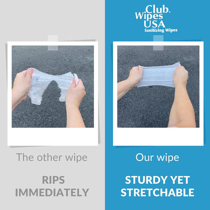 Sanitizing Wipes | 5000 Unscented Wipes - 4 Refill Mega Rolls for Floor & Wall Dispensers - Ideal for Gyms, Restaurants, Offices