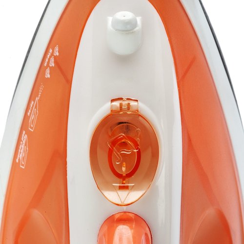 Dominion Steam Iron for Clothes With Non-Stick Soleplate, Lightweight 1200W Clothes Iron With Adjustable Thermostat Control, Self Clean, Pivoting Cord, and Steam/Dry/Spray Functions, Coral