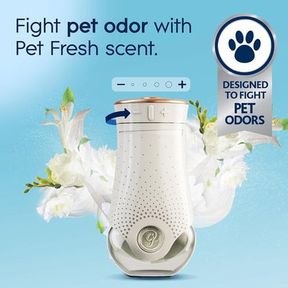 Glade PlugIns Air Freshener Starter Kit - Pet Fresh Scent | Includes 1 Warmer & 1 Refill, 0.67 Fl Oz