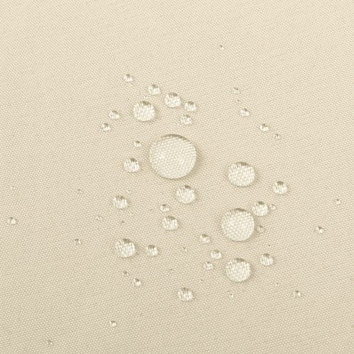 ALYVIA SPRING Waterproof Fabric Shower Curtain Liner - Soft & Light-Weight Cloth Shower Liner, 3 Bottom Magnets, Hotel Quality & Machine Washable - Standard Size 72x72, White and Cream