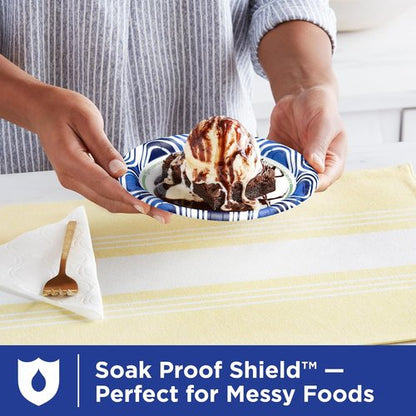 Dixie Ultra Small Paper Plates - Heavy Duty, Microwave-Safe & Soak-Proof | 6 7/8" Inch, 44 Count