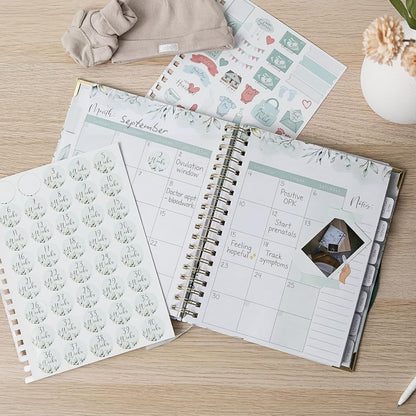 Pregnancy Journal by [Brand Name] - Memory Book with Stickers & Keepsake Pocket | Ideal Gift for First-Time Moms