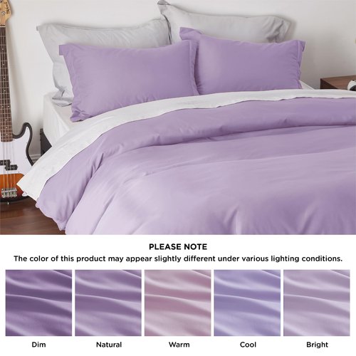 Bedsure Duvet Cover King Size - Soft Double Brushed Bedding Set for Kids & Adults, Zipper Closure, 3 Pieces, Includes 1 Duvet Cover (104"x90") & 2 Pillow Shams, NO Comforter, Orchid Bloom