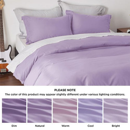 Bedsure Duvet Cover King Size - Soft Double Brushed Bedding Set for Kids & Adults, Zipper Closure, 3 Pieces, Includes 1 Duvet Cover (104"x90") & 2 Pillow Shams, NO Comforter, Orchid Bloom