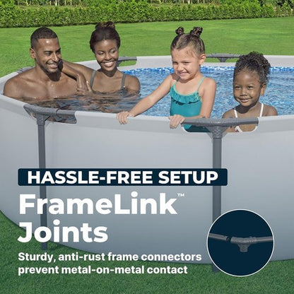 Bestway Steel Pro MAX 10' x 30" Above Ground Pool - Durable Round Metal Frame with Filter Pump & Cartridge