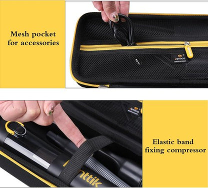 Aproca Hard Storage Case for Fanttik Slim V8/V10 Cordless Car Vacuum Accessories - Black