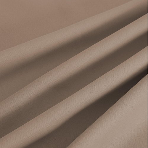NICETOWN Room Darkening Draperies Curtains Panels, 2 Panels Cappuccino W52 x L63