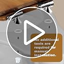 Angol Shiold Round 16.5 Inch Natural Solid Wood Soft Close Toilet Seat