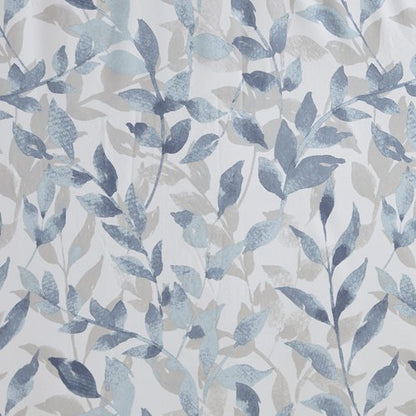 Madison Park Essentials Sofia Shower Curtain, Luxurious Botanical Print, Modern Serene Bathroom Décor, Machine Washable Bath Privacy Screen, 72x72, Multi Blue and Gray