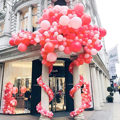 PartyWoo Pink Jumbo Balloons - 18 Inch Matte Rose Latex for Graduation, Wedding & Birthday Decor | 20 Pcs